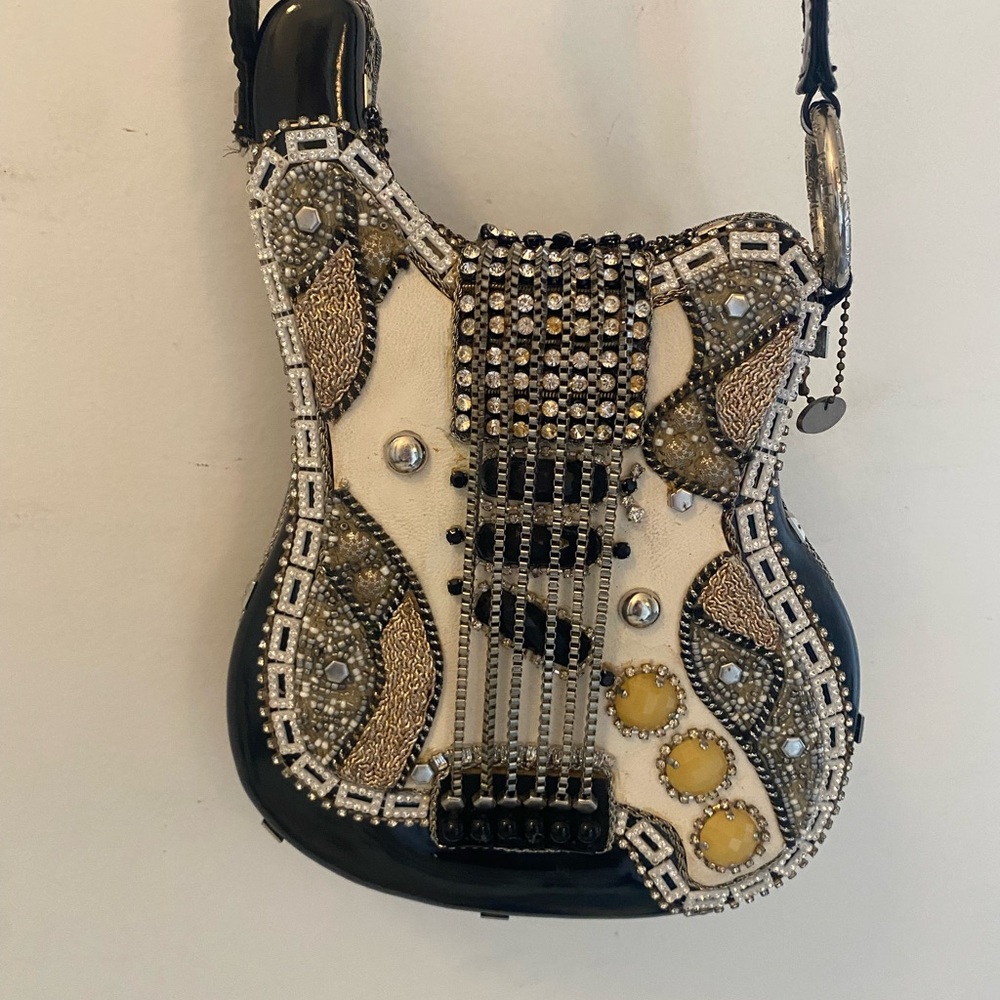Mary Frances Embellished Guitar-Shaped Women's Bag